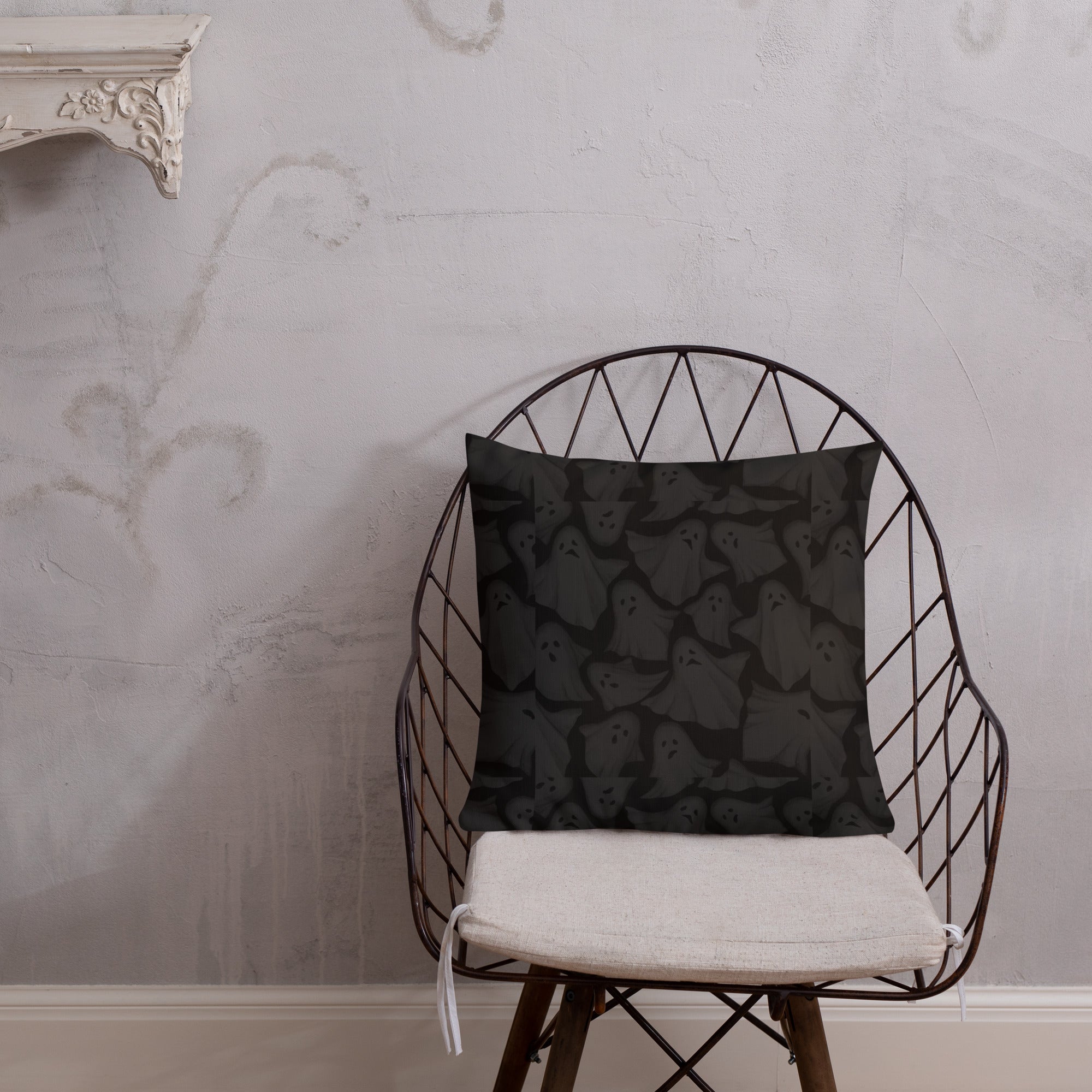 Shadowed Ghost Premium Pillow