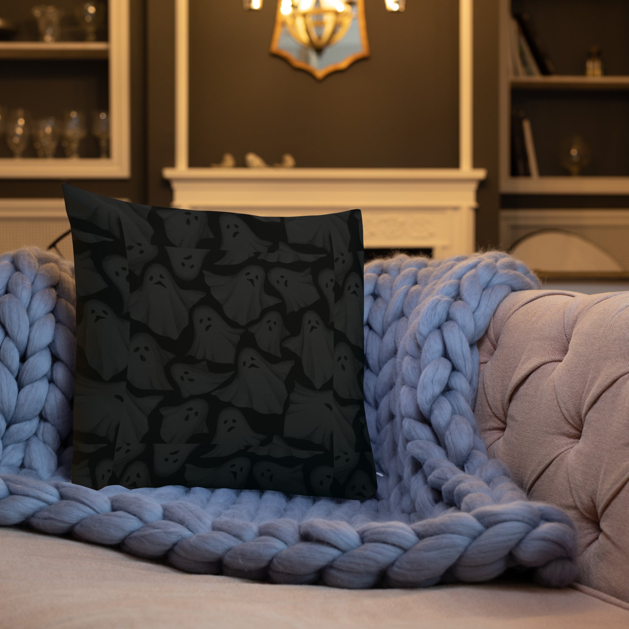 Shadowed Ghost Premium Pillow