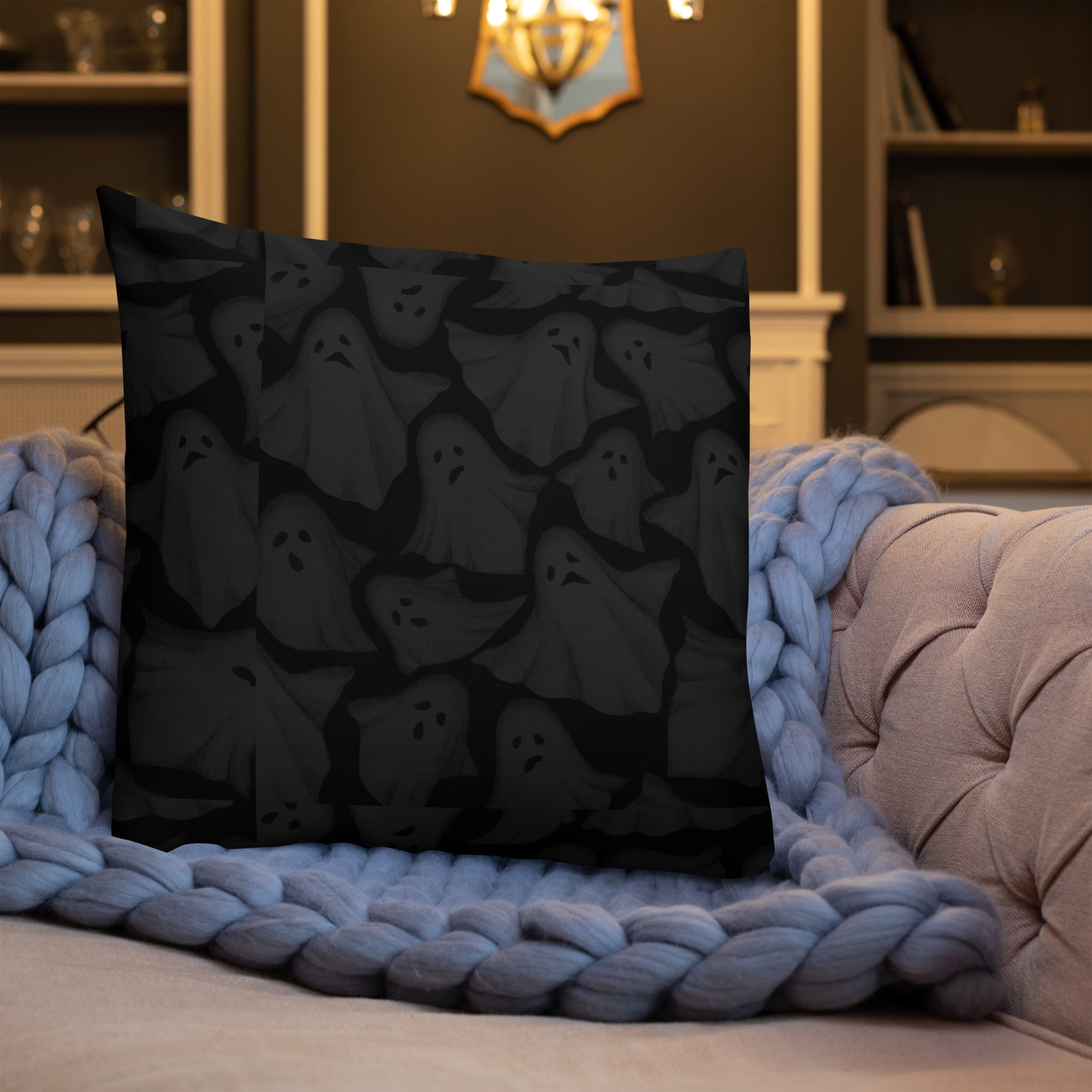Shadowed Ghost Premium Pillow