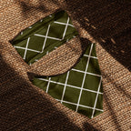 Olive Green Love Recycled Bandeau Bikini
