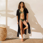 Olive Green Love Recycled String Bikini