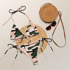 Light Camo Recycled String Bikini