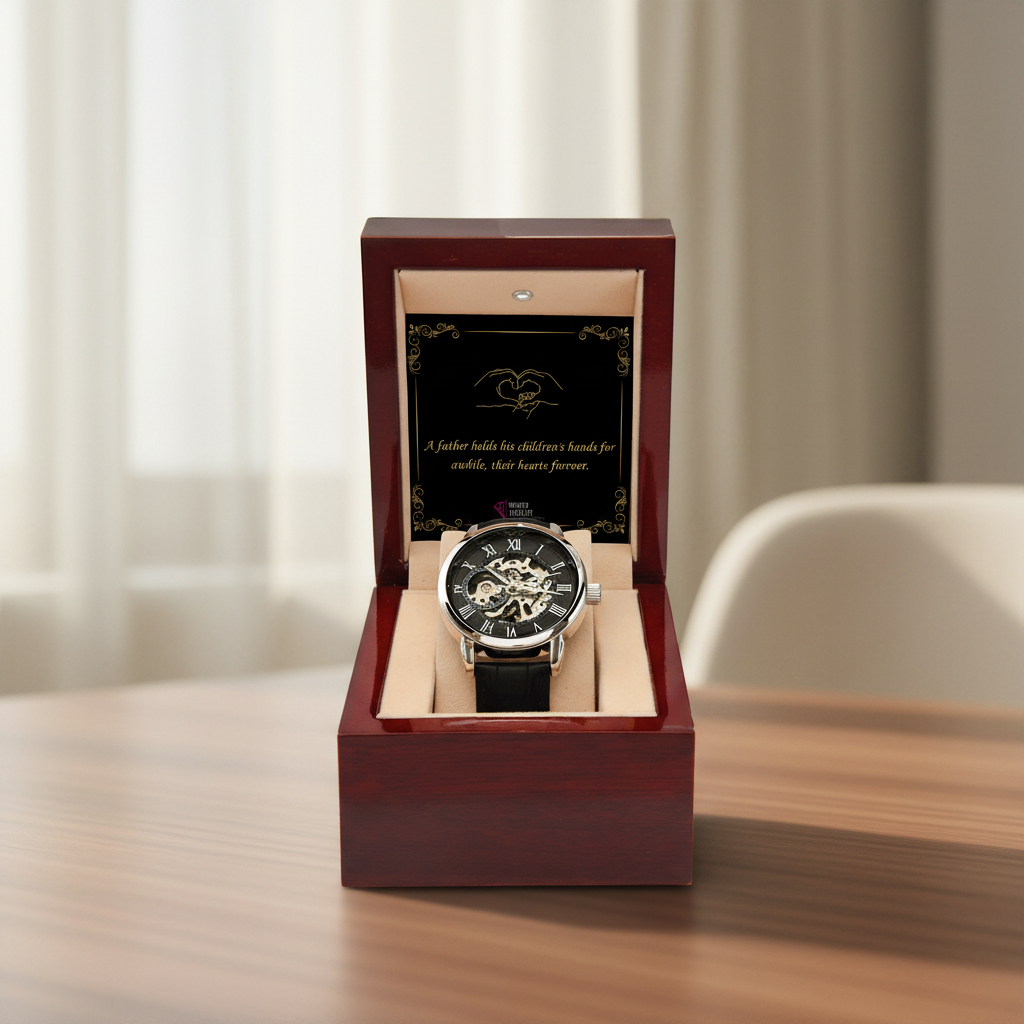 Fathers Hands Openwork Watch