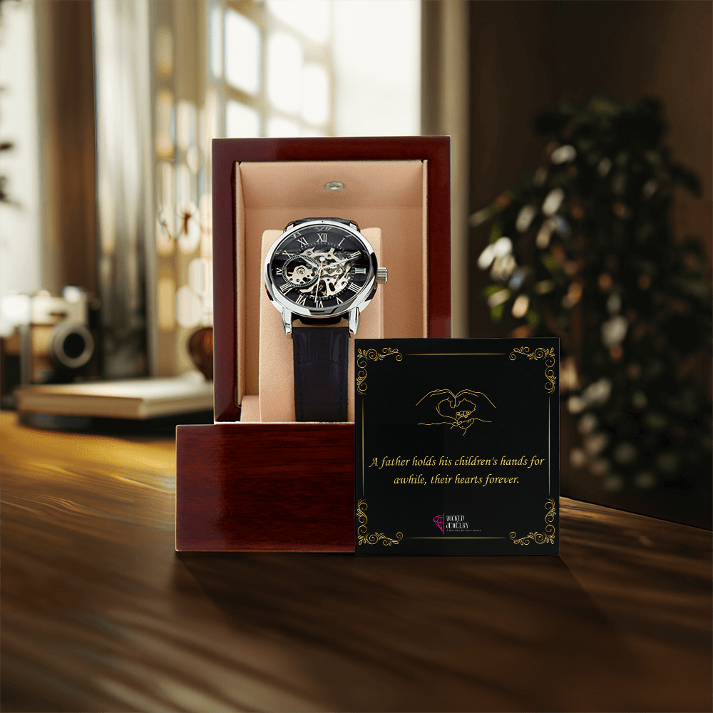 Fathers Hands Openwork Watch