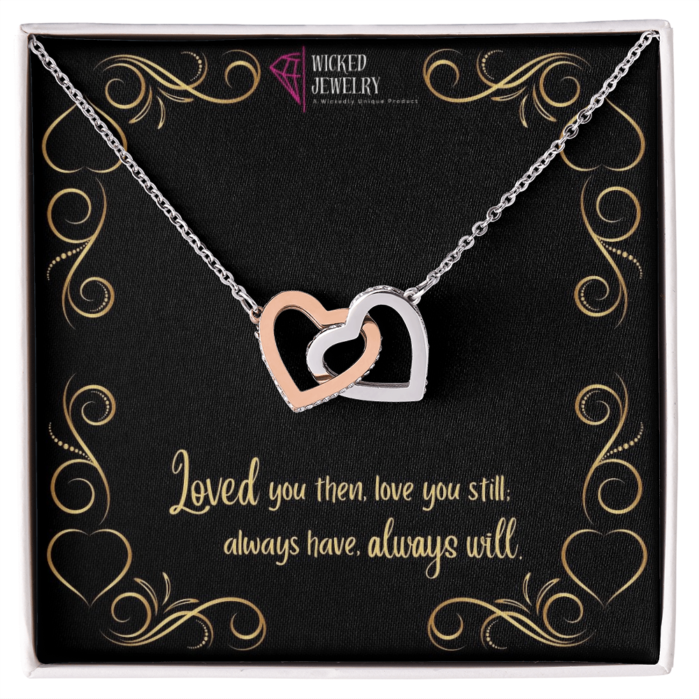 Will Always Love You, Interlocking Hearts Necklace