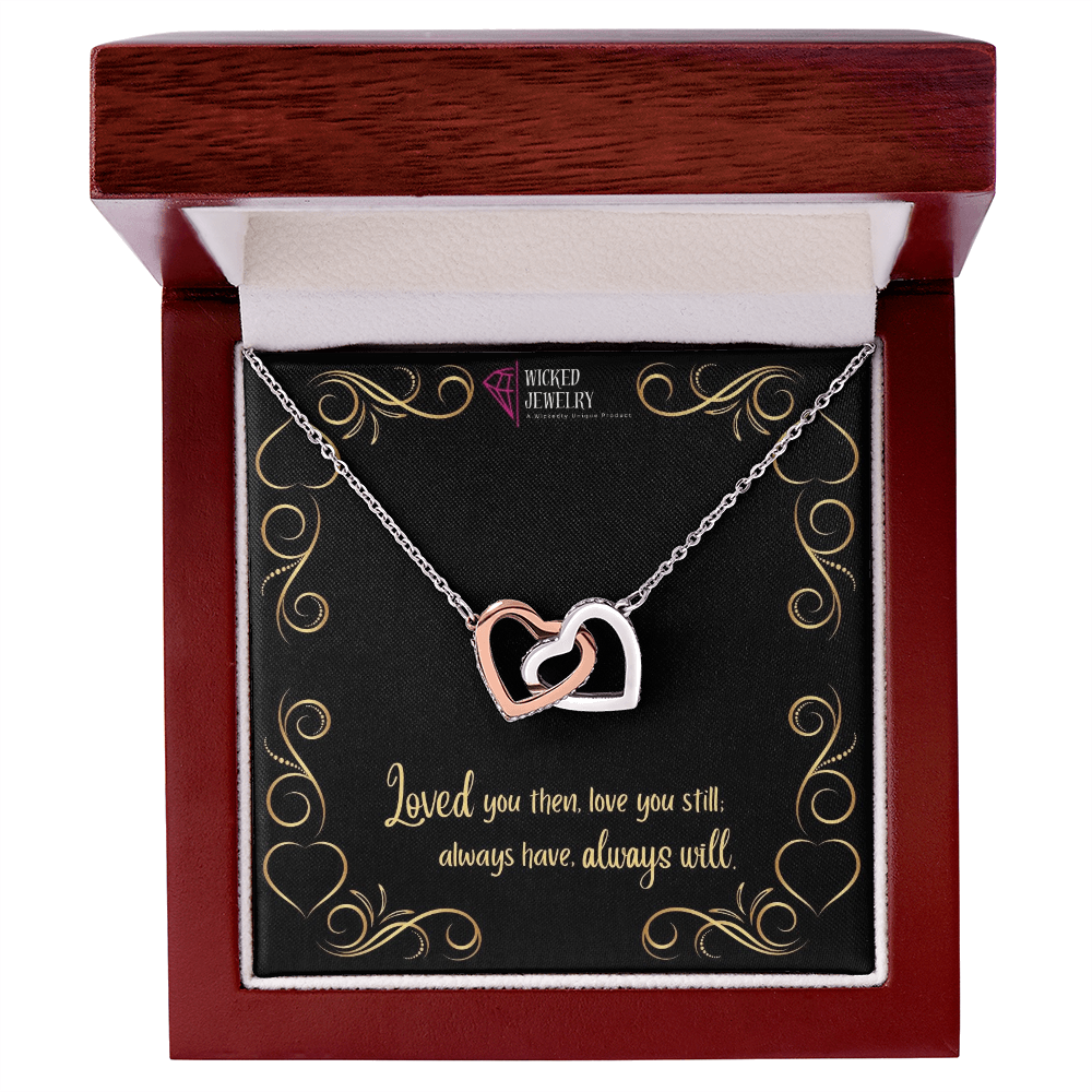 Will Always Love You, Interlocking Hearts Necklace
