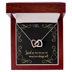 Will Always Love You, Interlocking Hearts Necklace