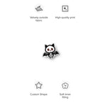 Kawaii Skeleton Bat-shaped pillow