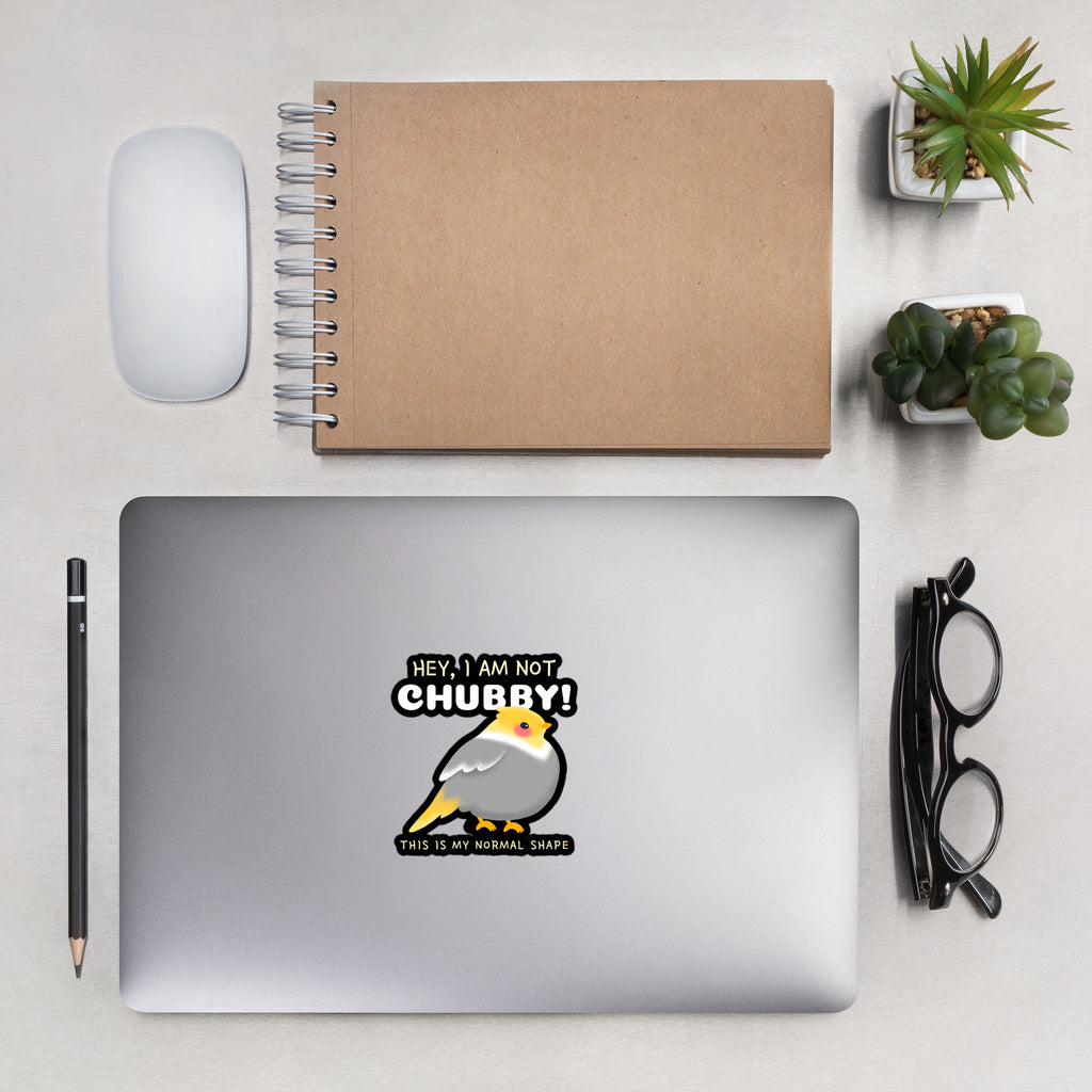 Not Chubby Bird Bubble-free stickers