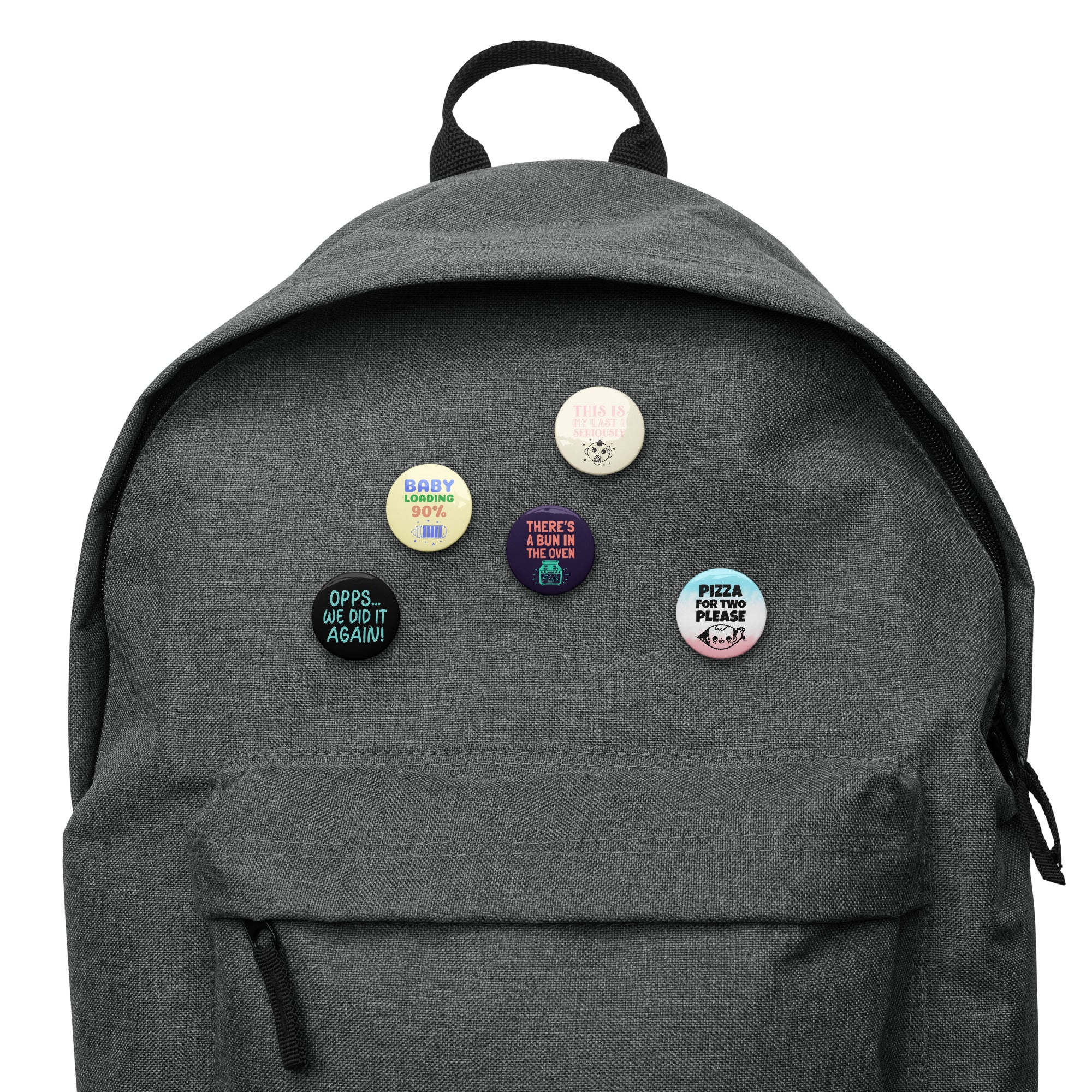 Having a Baby! -Set of pin 5 buttons