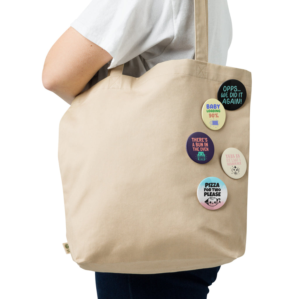 Having a Baby! -Set of pin 5 buttons