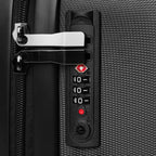 Silver Skulls & Lace Hard-Shell Suitcase