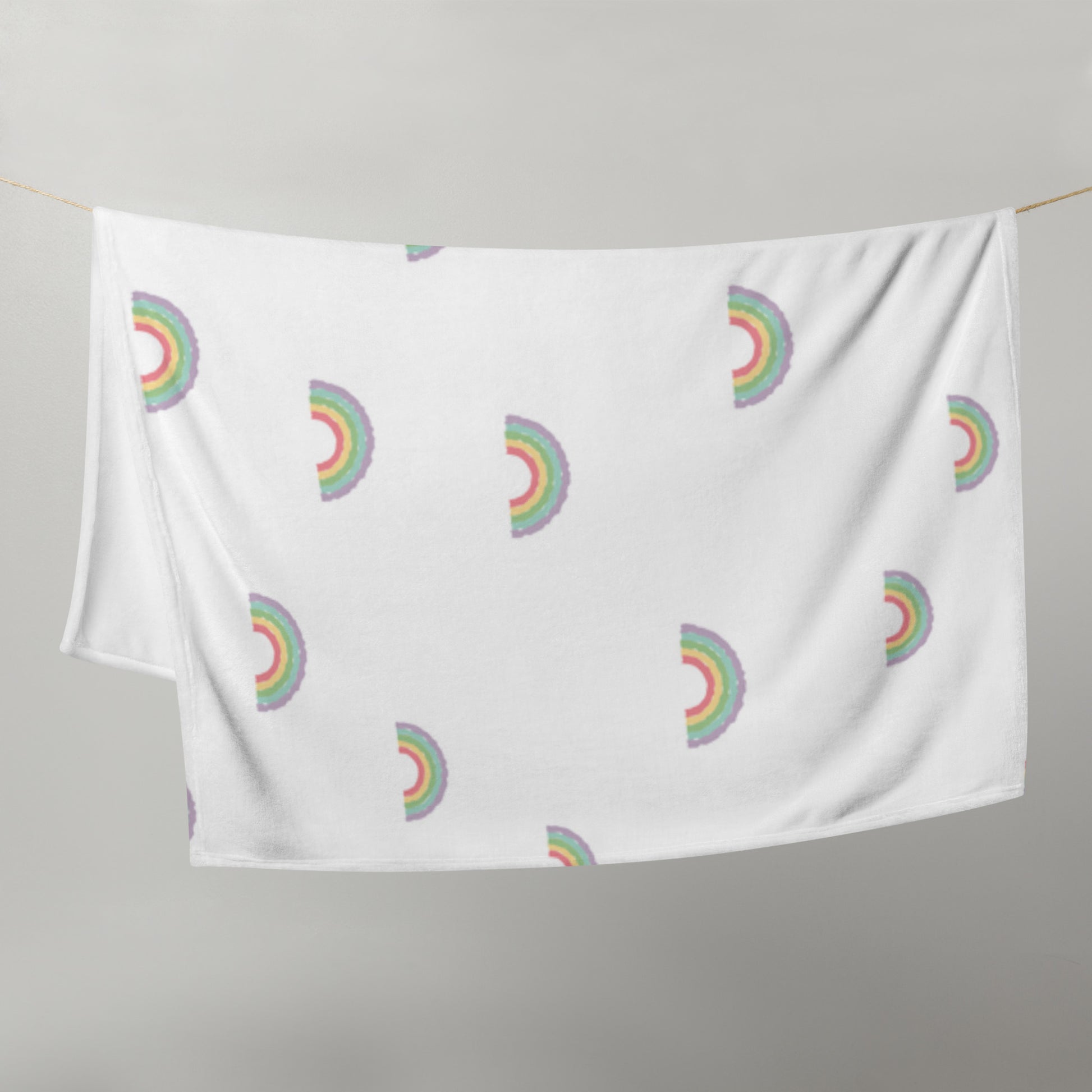 Rainbow Throw Blanket