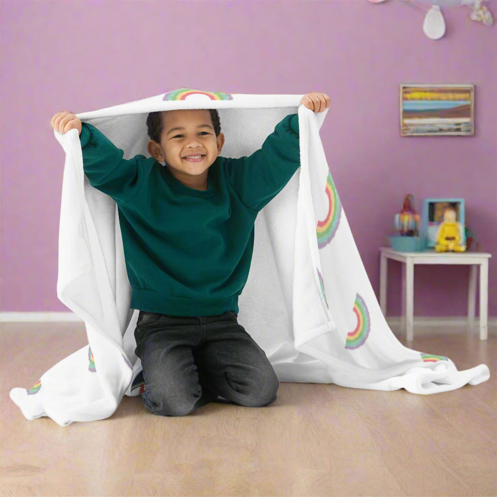 Rainbow Throw Blanket