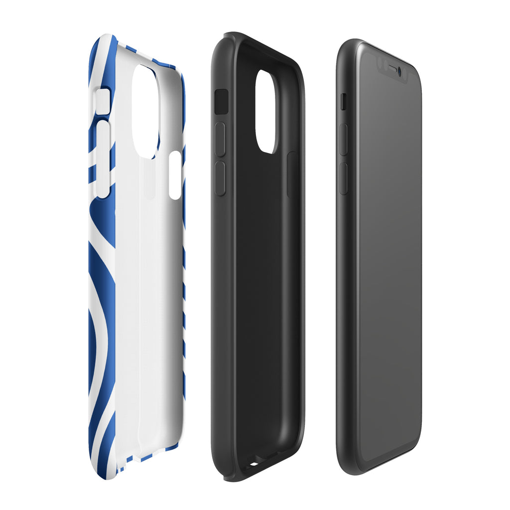 Blue Swirl Tough Case for iPhone®