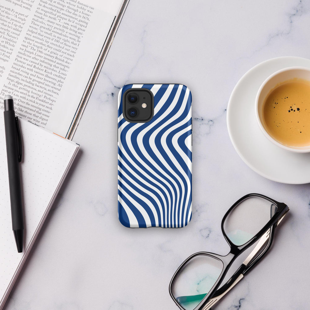 Blue Swirl Tough Case for iPhone®