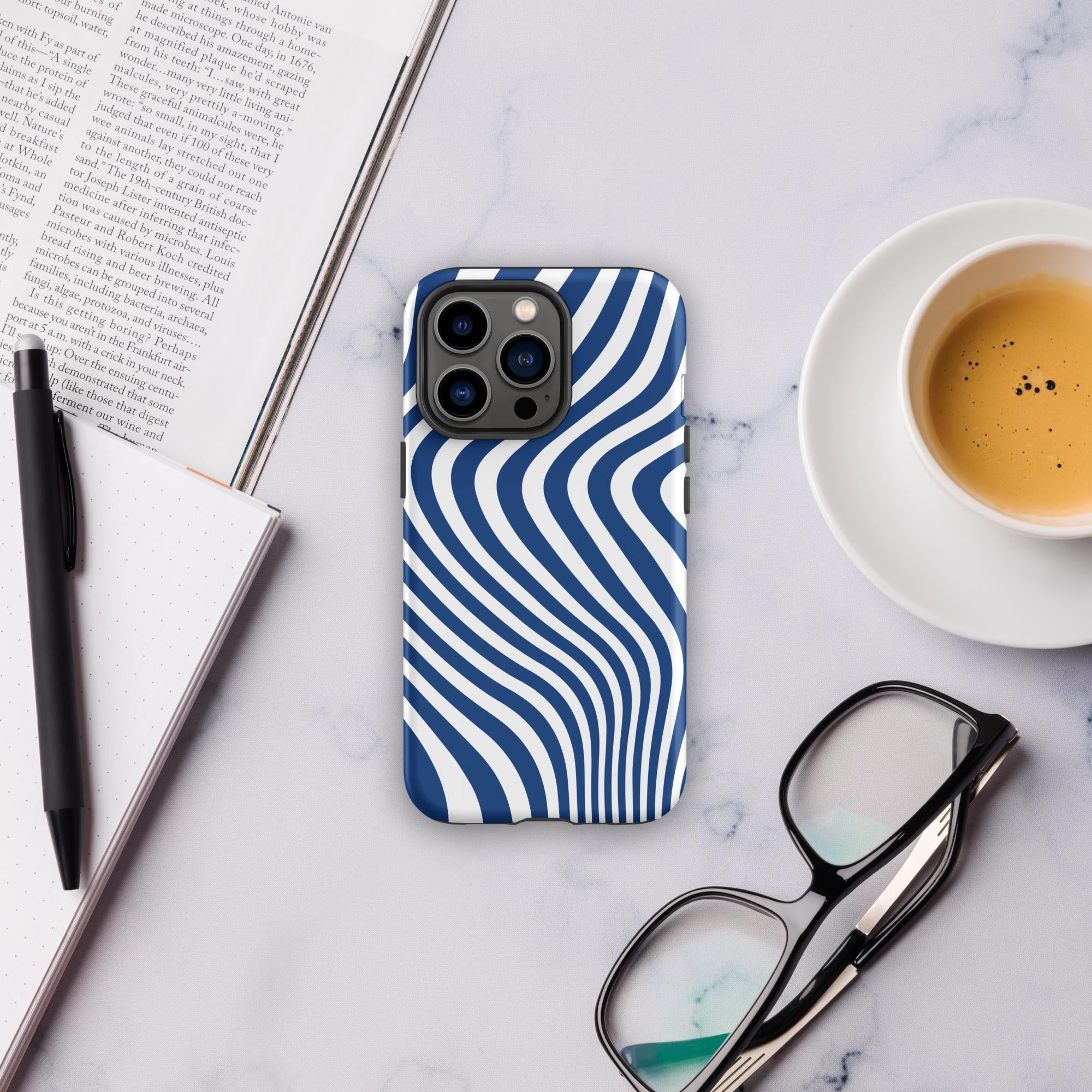 Blue Swirl Tough Case for iPhone®