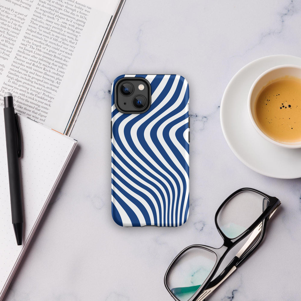 Blue Swirl Tough Case for iPhone®