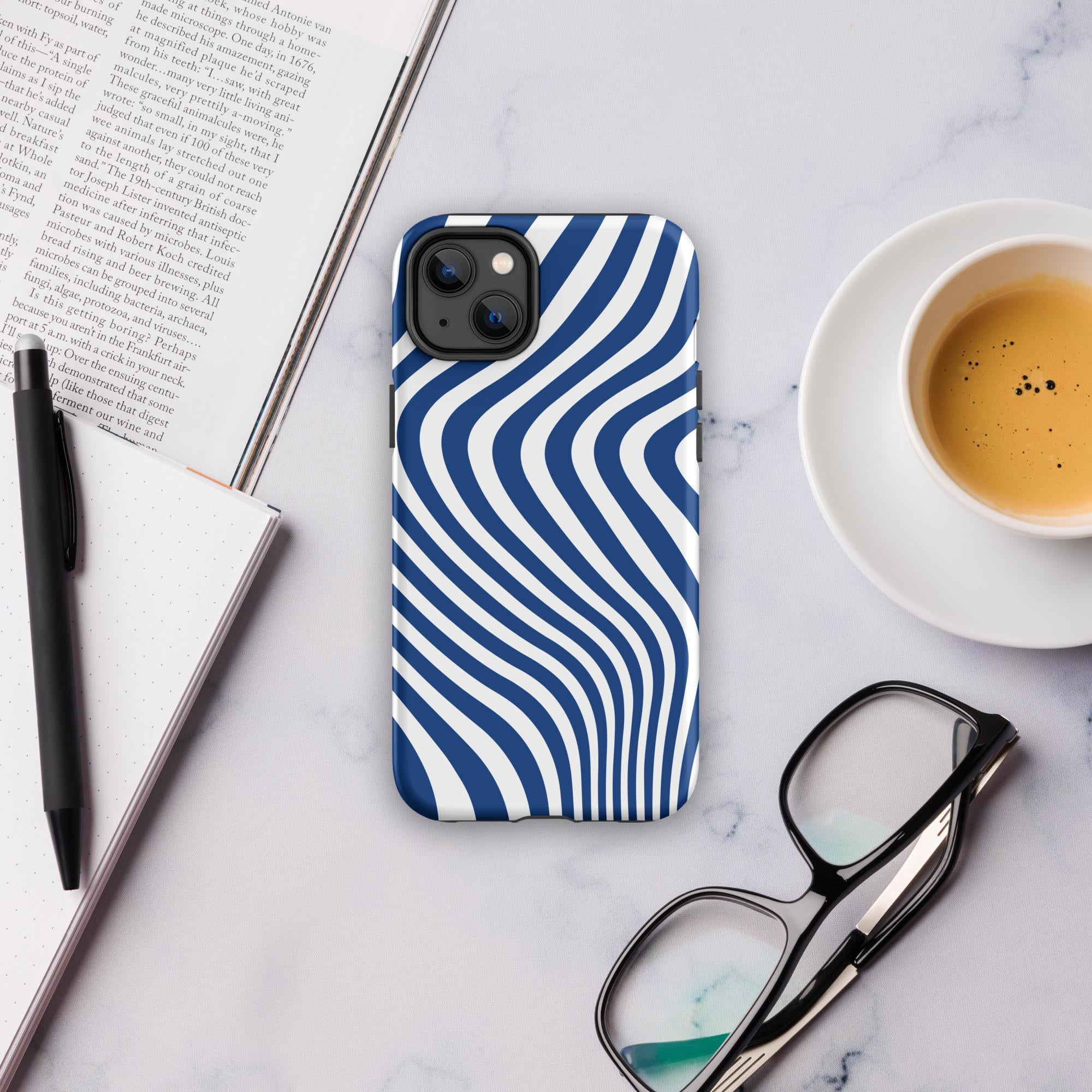 Blue Swirl Tough Case for iPhone®