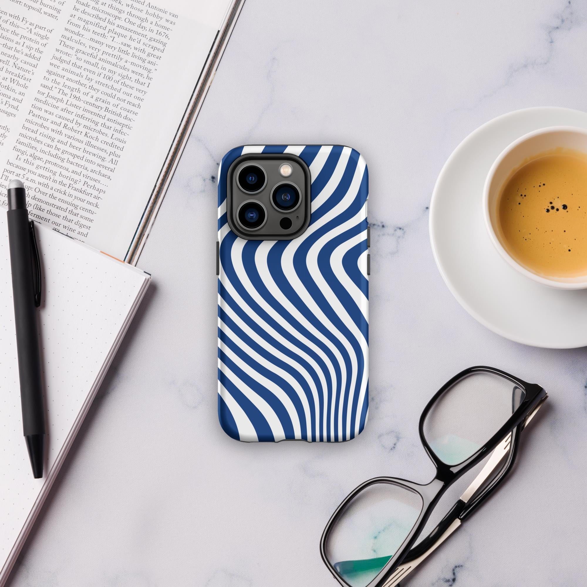 Blue Swirl Tough Case for iPhone®