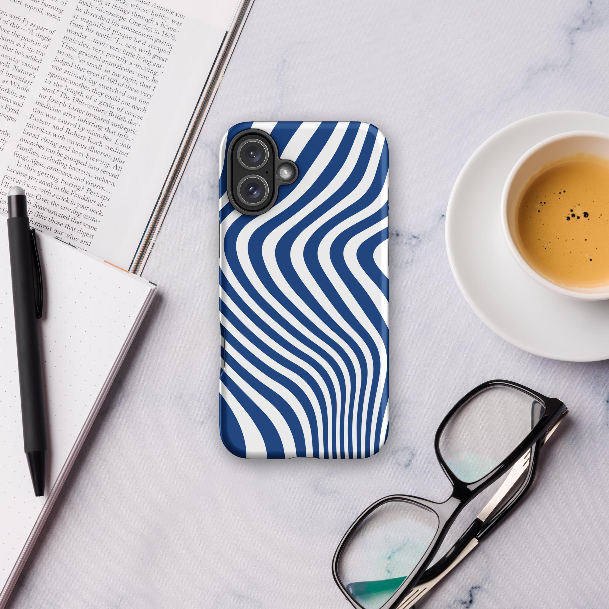 Blue Swirl Tough Case for iPhone®