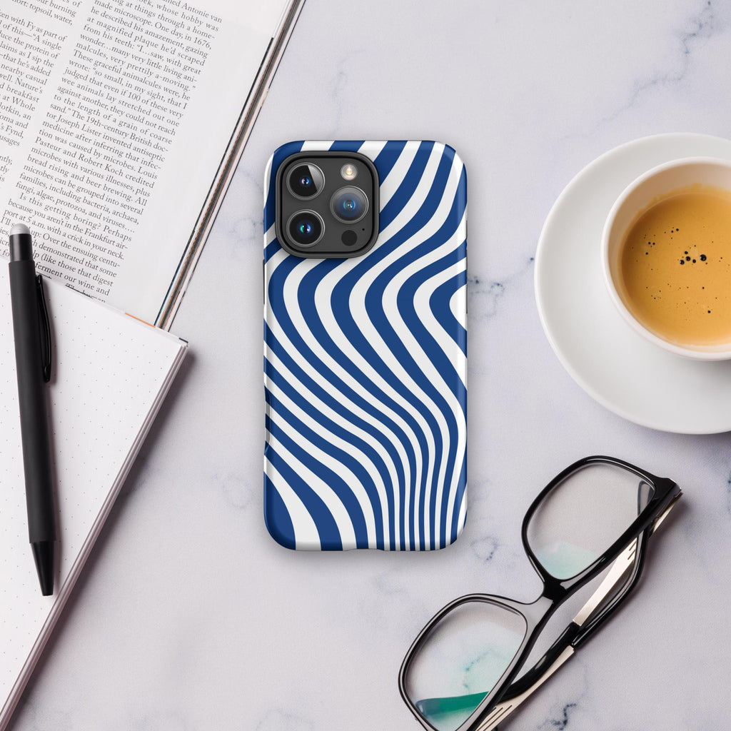 Blue Swirl Tough Case for iPhone®