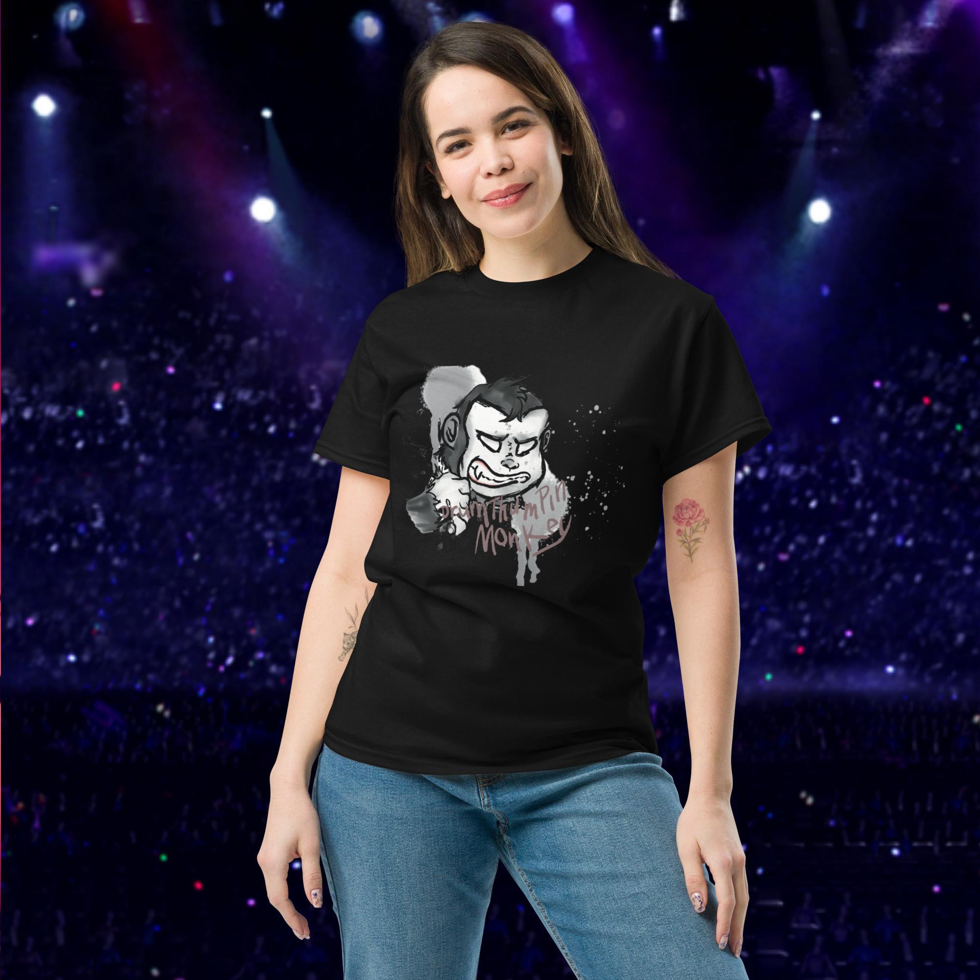 Drum Thumpin Monkey Logo shirt