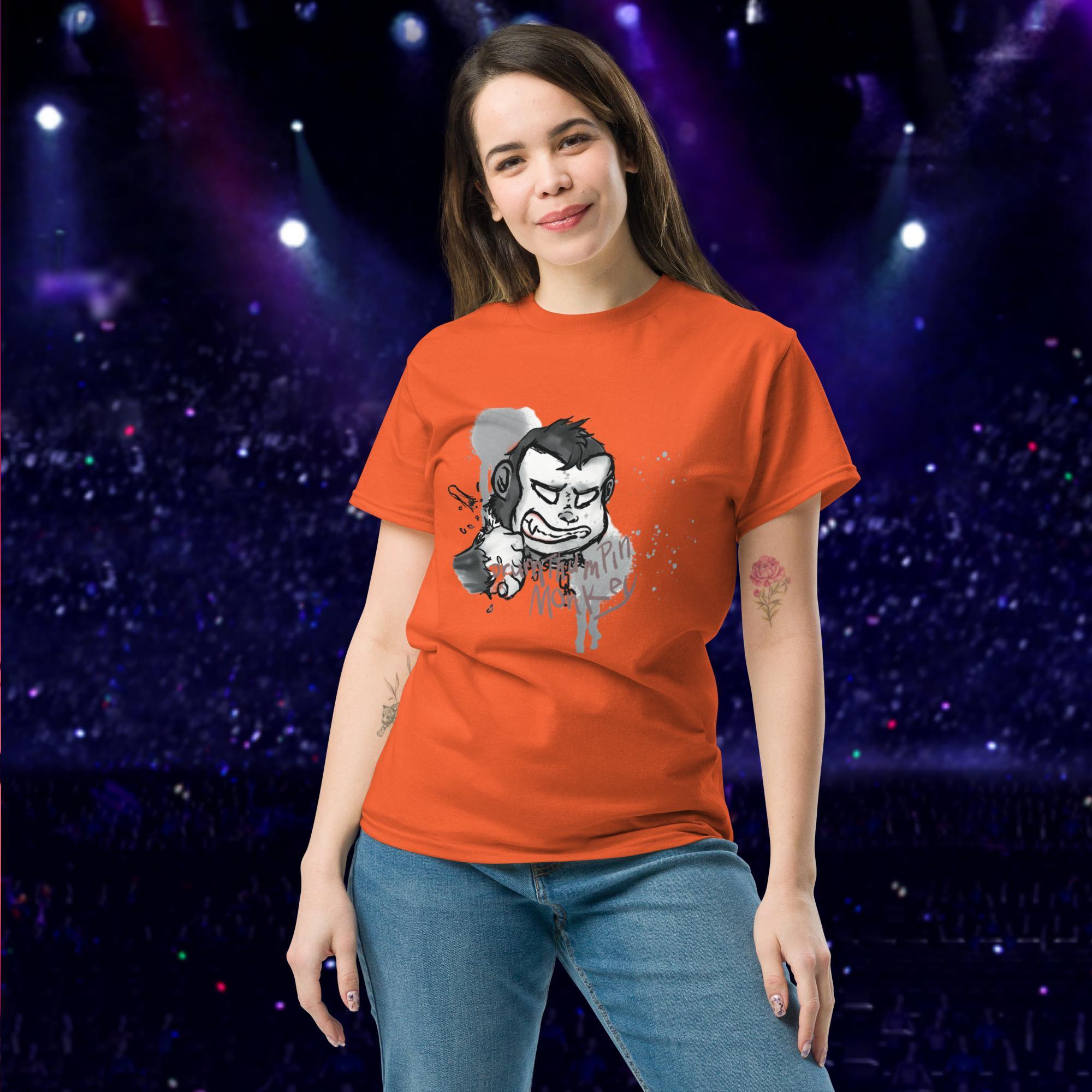Drum Thumpin Monkey Logo shirt
