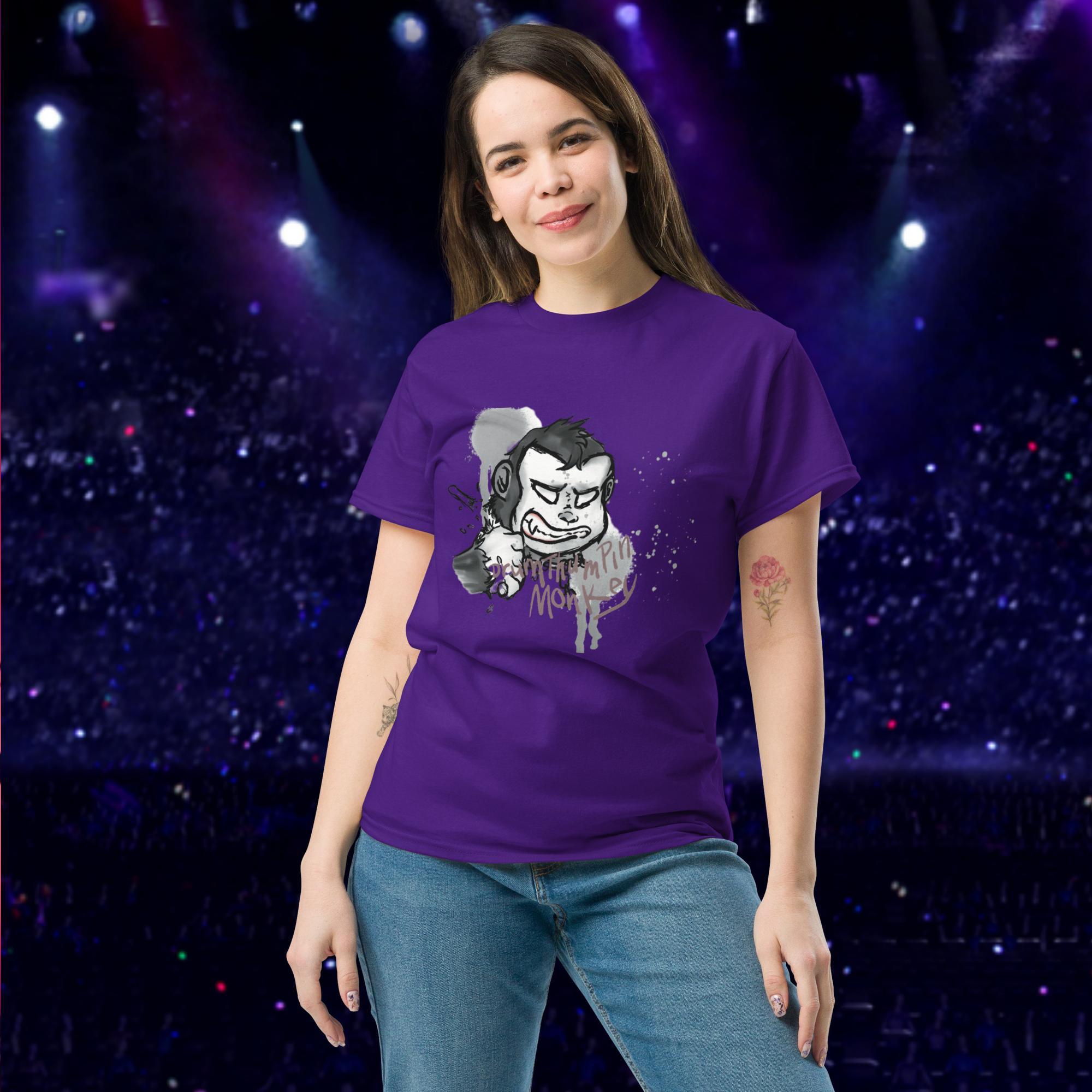 Drum Thumpin Monkey Logo shirt