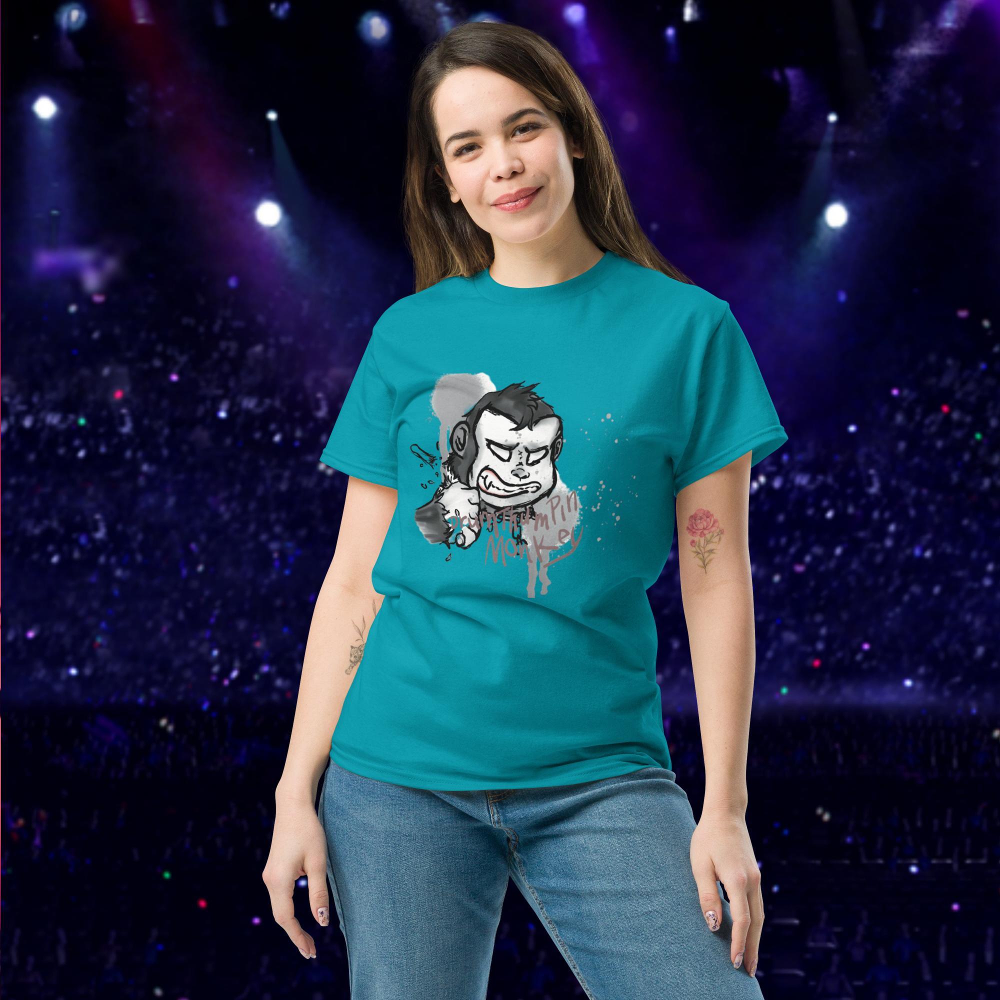 Drum Thumpin Monkey Logo shirt