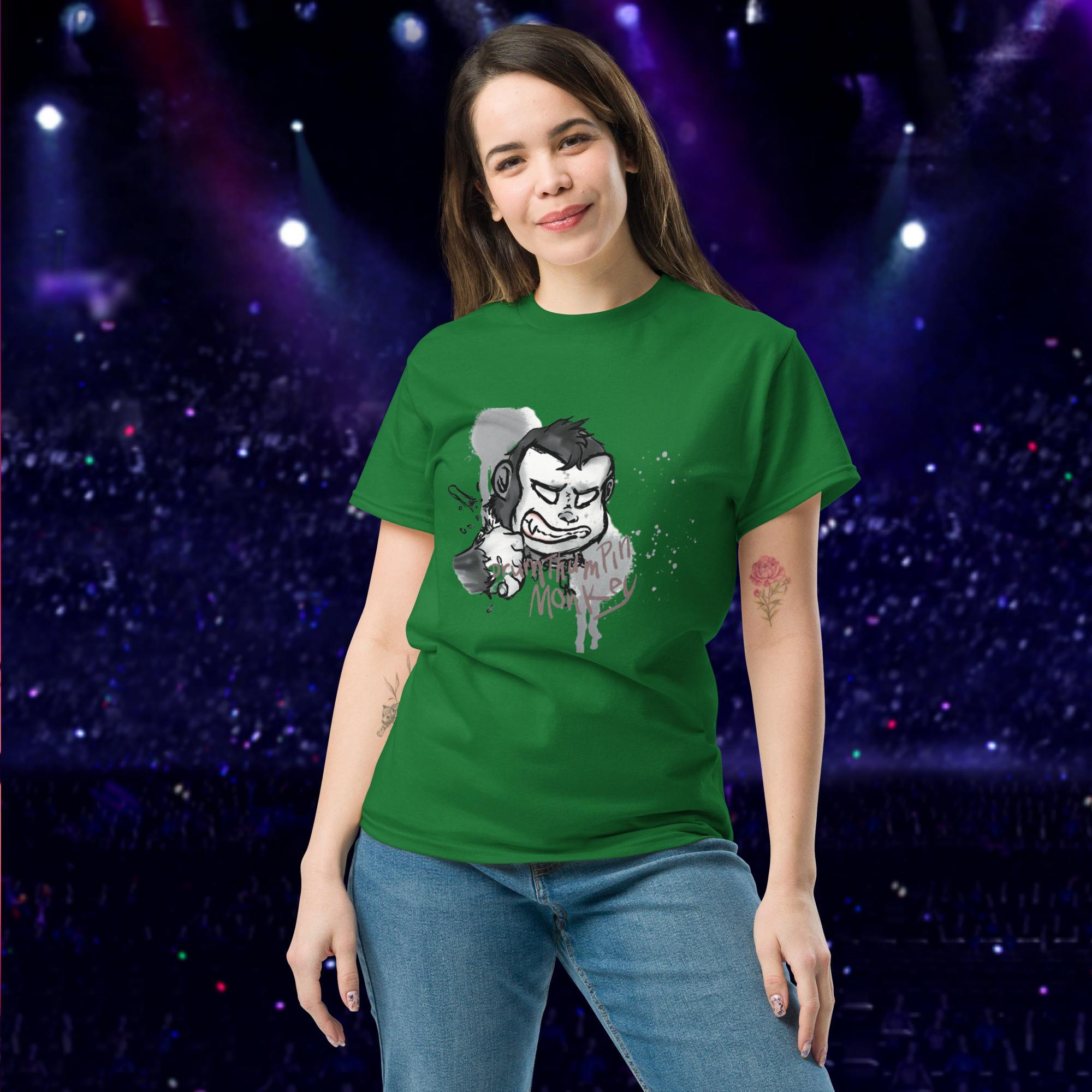Drum Thumpin Monkey Logo shirt