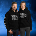 Black Cats Only, with right arm print Hoodie