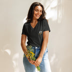DTM Music Monkey, women's relaxed v-neck