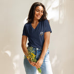 DTM Music Monkey, women's relaxed v-neck