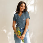 DTM Music Monkey, women's relaxed v-neck